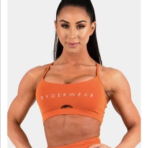 RYDERWEAR Rust Sports Bra Animal Style Medium